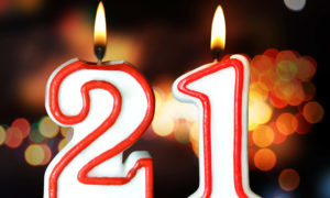 21st birthday candles