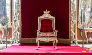 Throne in throne room
