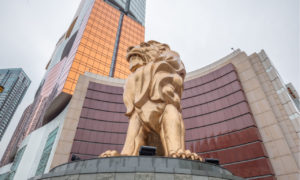 MGM lion at Macau
