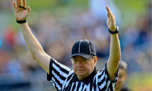 referee signalling touchdown