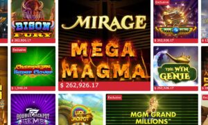 BetMGM online casino screenshot
