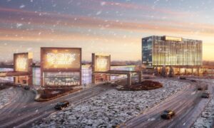 A rendering of the new Parx Casino Bensalem hotel.