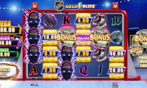 Photo of the game NHL Gold Blitz for a story about BetMGM Casino PA set to soon launch the new exclusive NHL slot title.