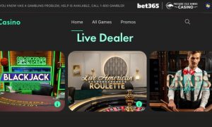 Screenshot of bet365 casino. Pennsylvania is just the third North American online casino market for the British-based global online gambling powerhouse.