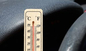Thermometer in a hot car. PGCB data shows the number of incidents of adults leaving children unattended at PA casinos is decreasing. Still, one case is still too many.