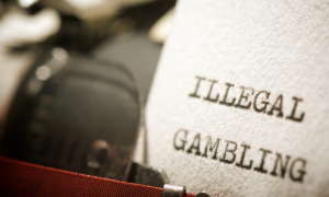 Illegal gambling typewriter