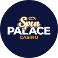 Spin Palace Casino Logo Blue Circle icon