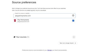 playpa preferred news publisher google