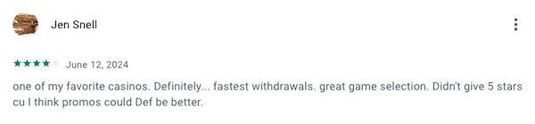 DraftKings Casino customer review