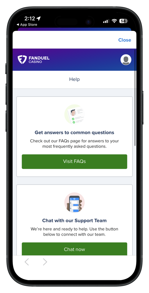 FanDuel-Casino-Customer Support