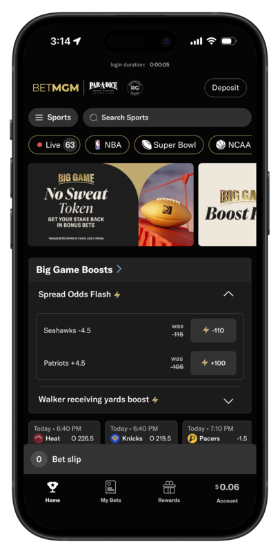 BetMGM Sportsbook Betting Boosts