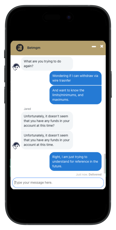 BetMGM Sportsbook Customer Support