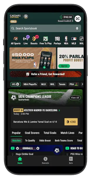 Caesars Sportsbook app