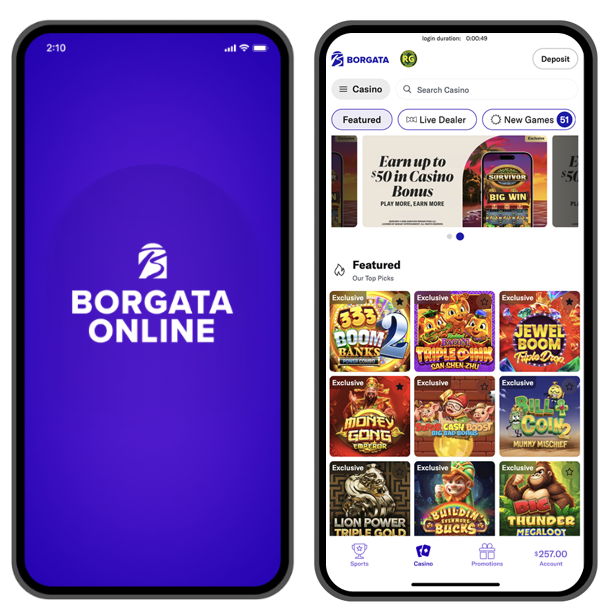 Borgata online platform in PA.