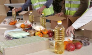 Rivers Casino employees participated in an annual volunteer event with a Pittsburgh food bank