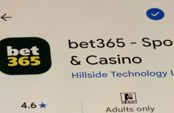 Bet365 casino app icon on a mobile screen
