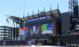 Philadelphia stadium signage for FIFA World Cup 2026
