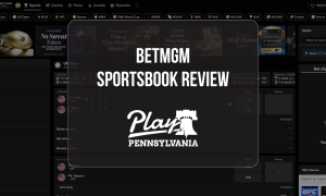BetMGM Sportsbook Review: Sportsbook dashboard with betting options and BetMGM branding