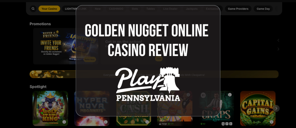 Golden Nugget Casino PA | Play $5, Get 500 Flex Spins